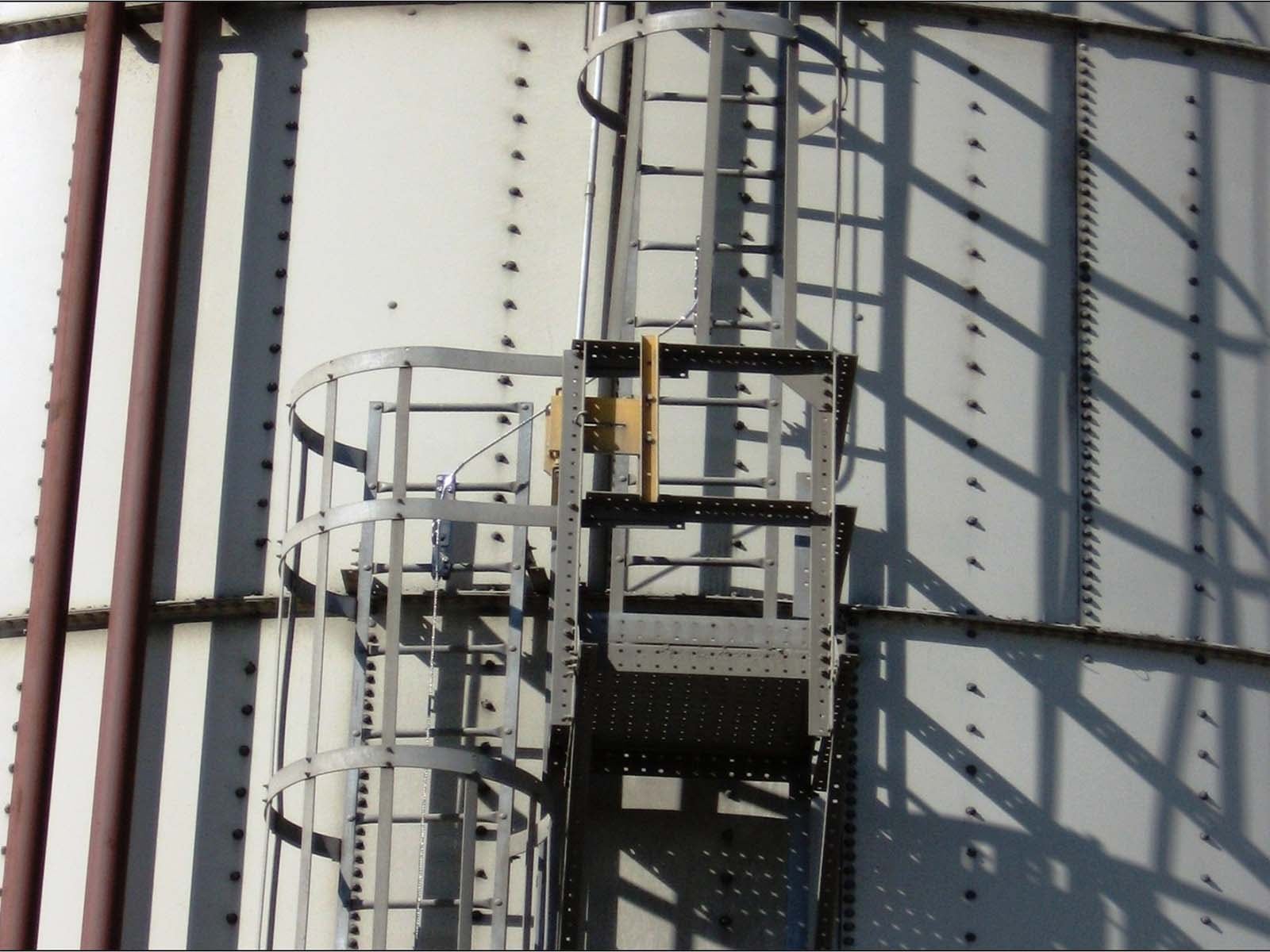 Fall protection and rescue system set up for safe confined space entry