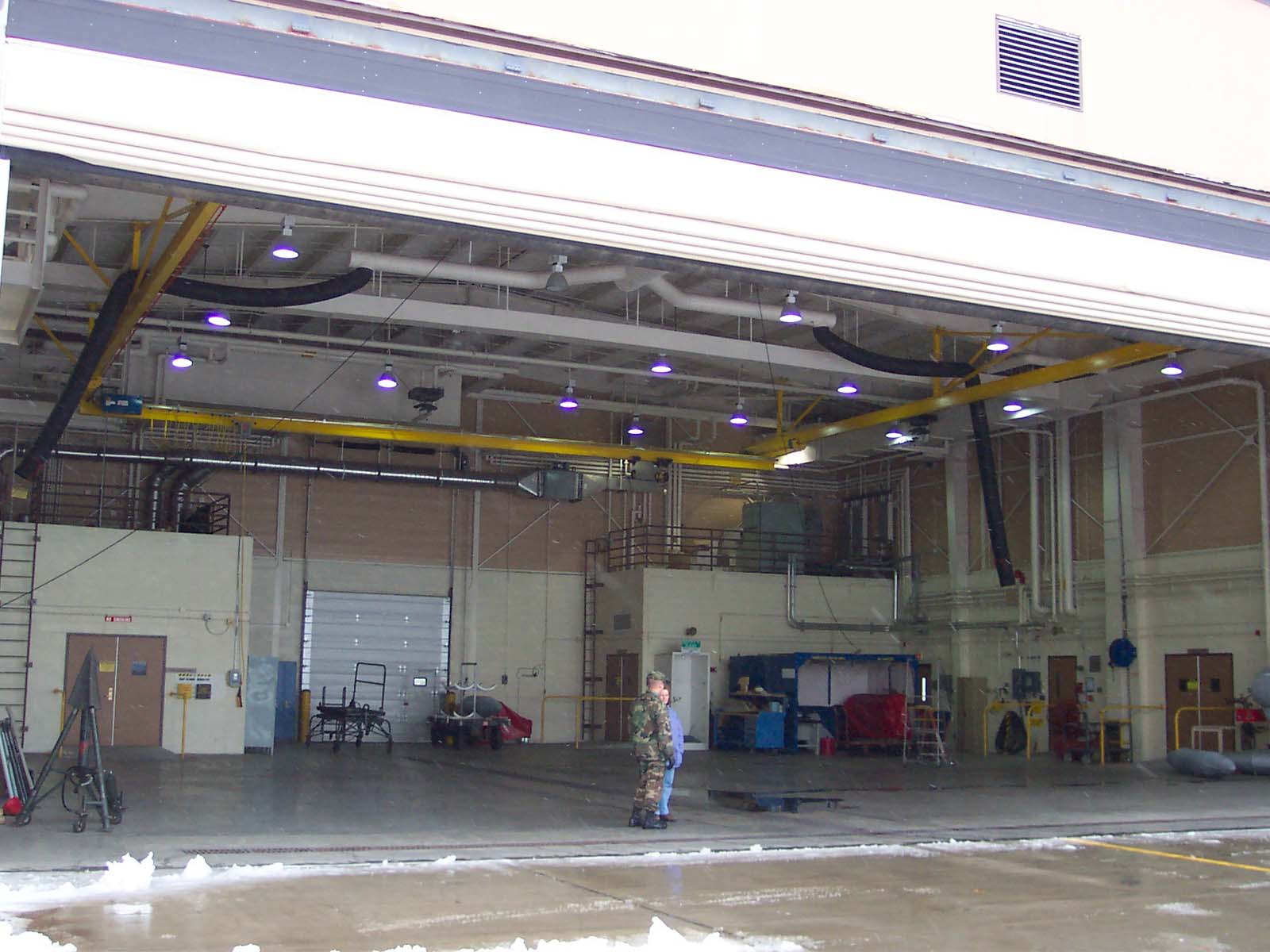 Rigid rail fall arrest system designed for government and military infrastructure maintenance