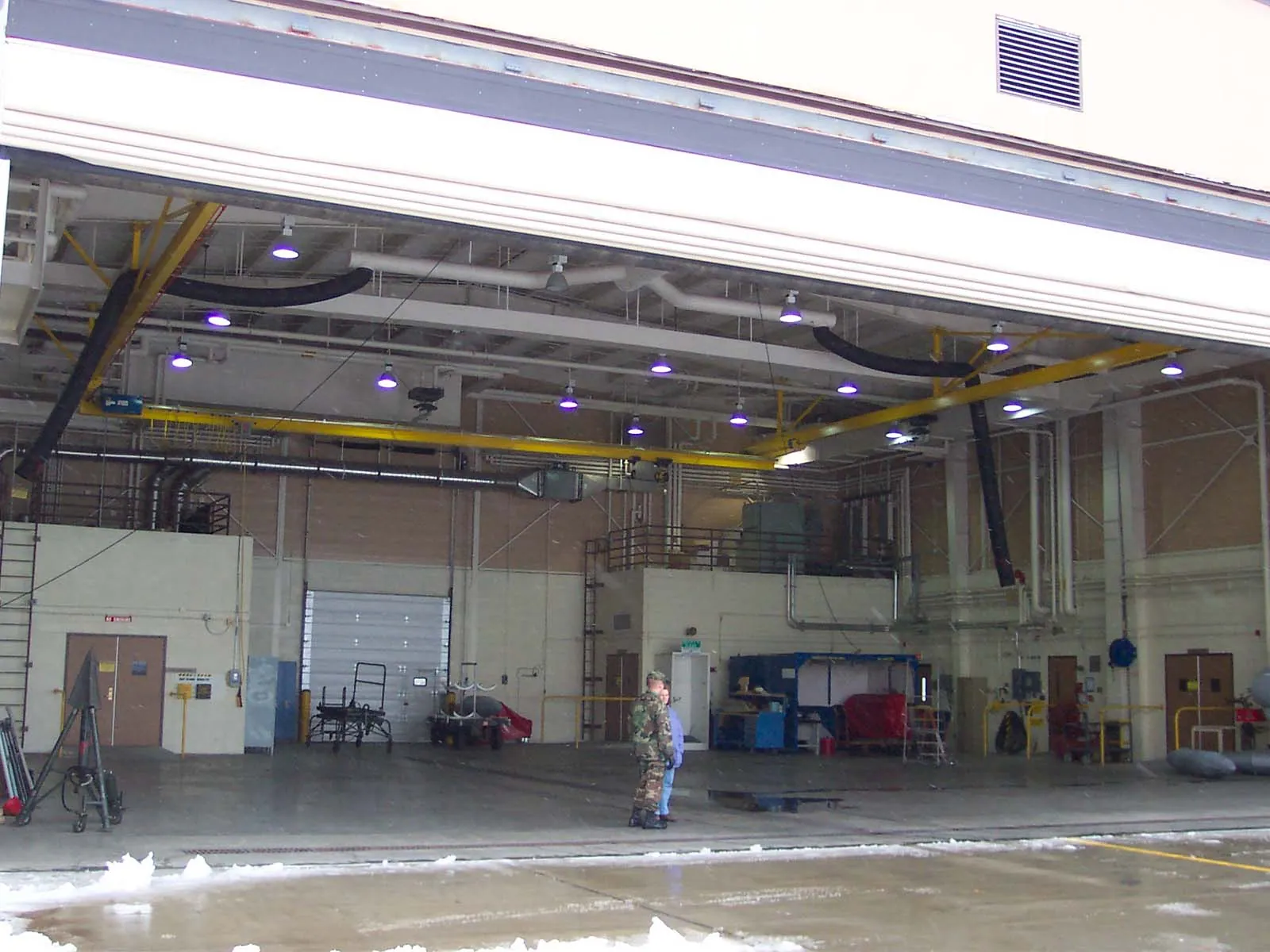 Rigid rail fall arrest system designed for government and military infrastructure maintenance