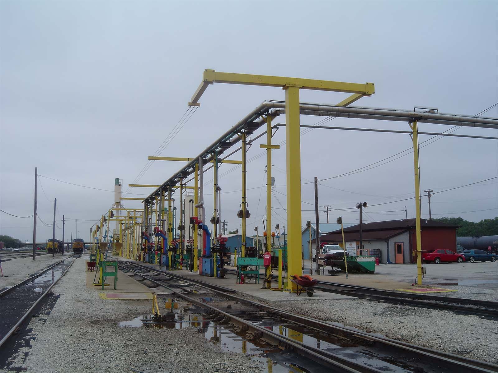 Rigid rail and lifeline systems designed for safe loading, unloading, and maintenance of transportation vehicles