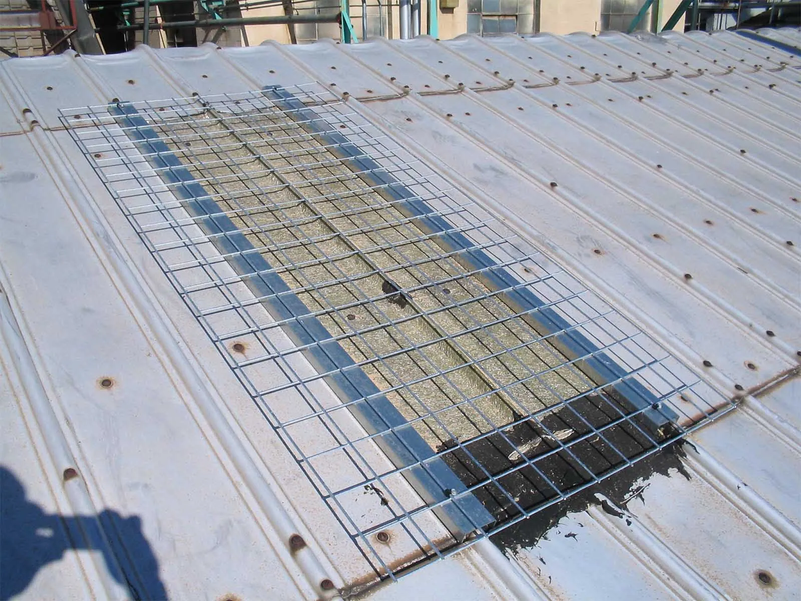 Durable skylight cover installed to prevent falls and protect rooftop openings