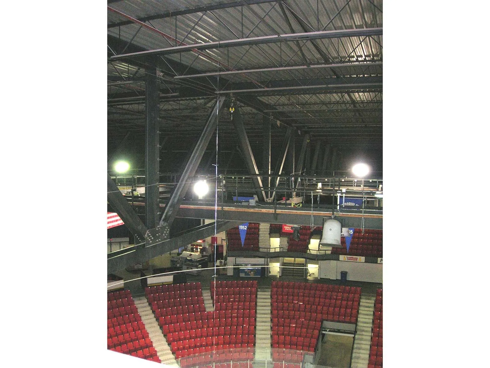Fall protection systems for theme parks, stadiums, and theaters ensuring safe elevated access