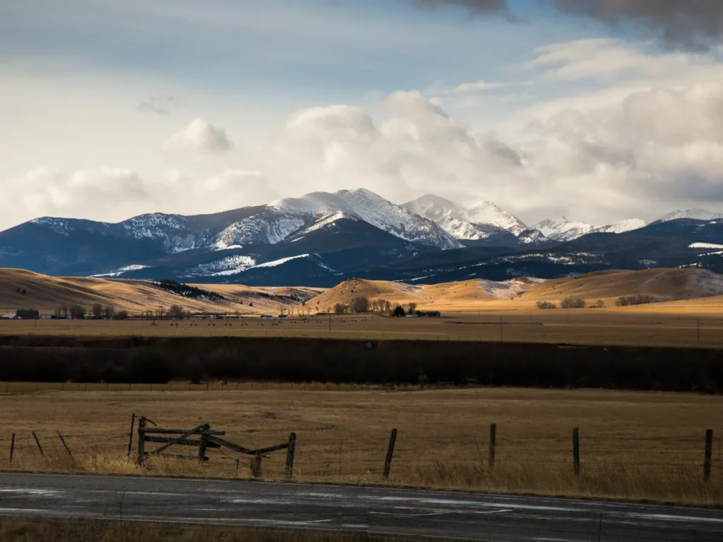 Mountains near Bozeman, Montana