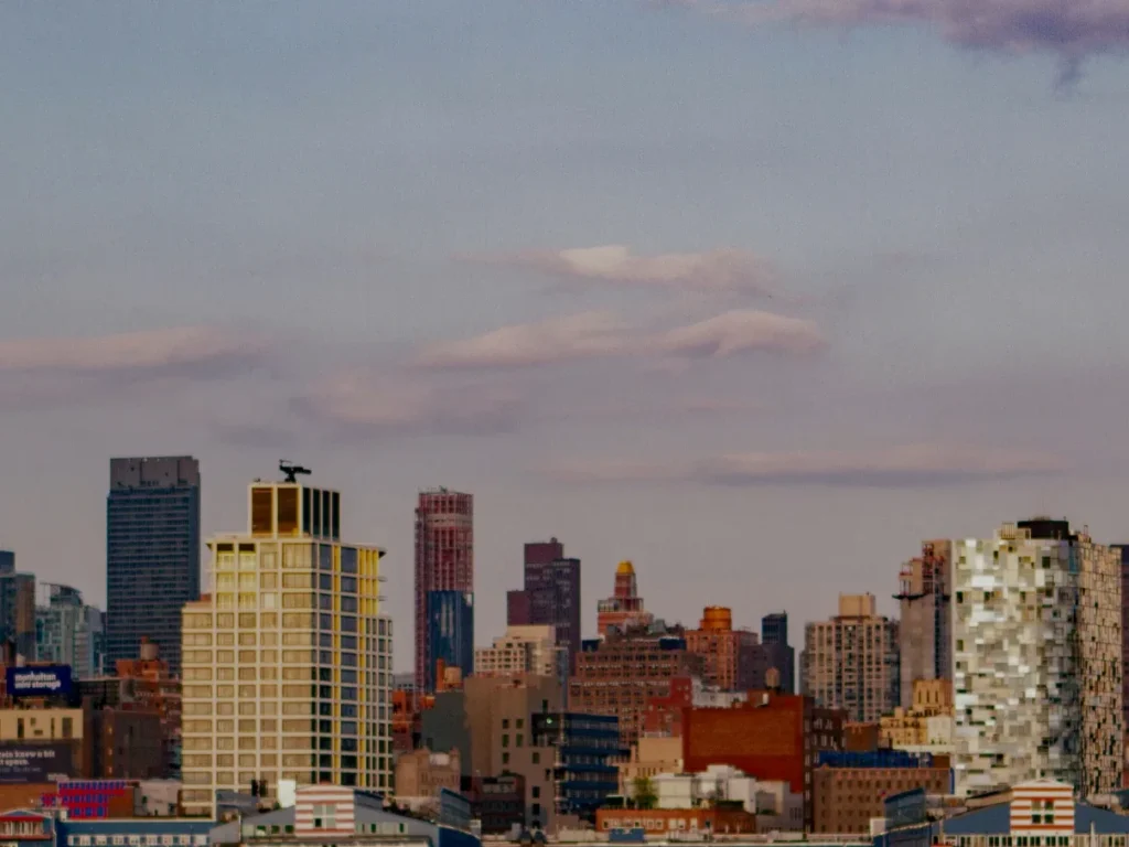 City skyline in New Jersey