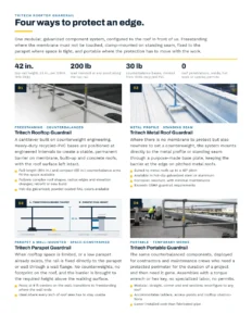 Page 3 of the Rooftop Guardrail Systems Brochure PDF